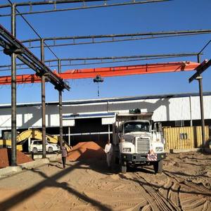 Sistema de Puente Grúa Monoviga con Altura Máxima de Elevación de 20 m, Control Remoto, Tecnología Antivuelco, Nuevo Motor, Bomba de Engranajes, PLC - Product Image 6