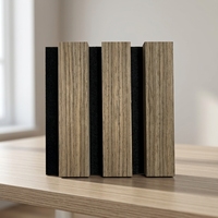 Panneau mural acoustique en bois à lattes, diffuseur de son, panneaux muraux en bois pour la décoration intérieure moderne, bricolage