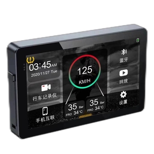 Zmecar Xách Tay Xe Máy Carplay 5 Inch Không Dây Carplay Màn Hình <span class=keywords><strong>Android</strong></span> Tự Động Bluetooth Đài Phát Thanh Video Máy Nghe Nhạc Xe Máy Stereo - Product Image 1