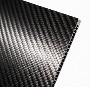 Tissu stratifié en fibre de carbone tricoté hexagonal brossé personnalisé pour l'artisanat, léger - Product Image 1