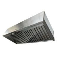 Pembersih Asap Minyak Listrik One Piece dengan Casing Stainless Steel untuk Dapur Komersial Restoran