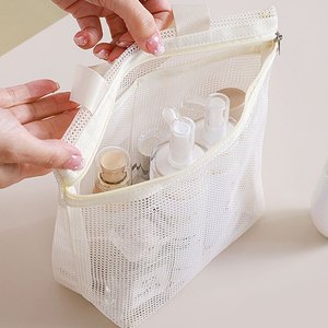 Bolsas <span class=keywords><strong>de</strong></span> almacenamiento <span class=keywords><strong>de</strong></span> maquillaje y artículos <span class=keywords><strong>de</strong></span> aseo <span class=keywords><strong>de</strong></span> malla <span class=keywords><strong>de</strong></span> nailon con ventana transparente, bolsos portátiles <span class=keywords><strong>de</strong></span> viaje, <span class=keywords><strong>organizador</strong></span> colgante <span class=keywords><strong>para</strong></span> herramientas <span class=keywords><strong>de</strong></span> ducha y cuidado corporal - Product Image 4