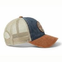 Casquette de sport unisexe à 6 panneaux avec logo brodé personnalisé, casquette de camionneur en maille, visière incurvée, casquette snapback