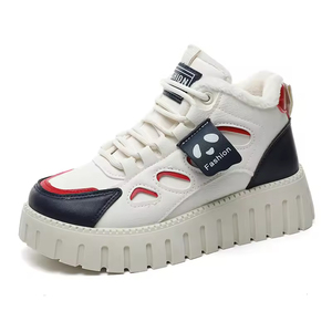 2026 Winter Lace-up Waterproof Plush Cotton Shoes for Warmth and Fashion for Students - Product Image 3