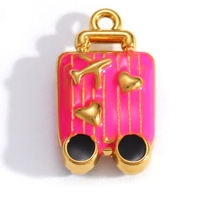 SUMMLY Vente en gros de pendentifs en forme de cœur coloré, de poisson et de <span class=keywords><strong>chat</strong></span> pour la fête des mères, plaqués <span class=keywords><strong>or</strong></span> 18 carats, en acier inoxydable, bijoux tendance - Product Image 6