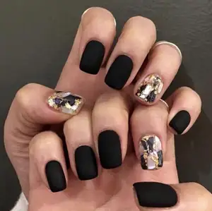 Unhas artificiais de luxo, baratas, design 3d, fosca, falsas, imprensa artificial para unhas com cola