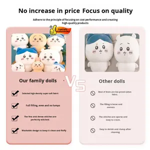 Mainan mewah hewan laut untuk putri ornamen bantal Super lembut mewah dengan katun PP mengisi lapisan jaring ukuran Mini penghilang stres - Product Image 2