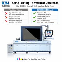 Mesin Pencetak Tepi Buku Digital CSJ-EDGE3000 Printer Inkjet Otomatis Penuh untuk Produsen Pencetakan Tepi Buku