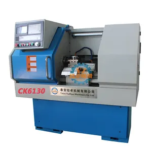 Trung Quốc Nhỏ Phẳng Giường Cnc Lathe Máy Với C-trục Cho Kim Loại Quay CNC Lathe