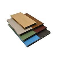 Suelo de terraza exterior impermeable de composite entrelazado con relieve 3D de grano de madera y cubierta de WPC