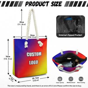 Hawaïen Kukui écrou arbre dame sac fourre-tout impression à la demande livraison directe vacances sac à main élégant pratique corde sac à provisions pour les femmes 11 - Product Image 6