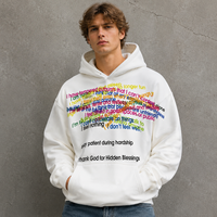 Sweat-shirt à capuche surdimensionné avec logo personnalisé, imprimé graphique, style streetwear hip-hop pour hommes