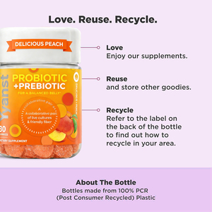 Gummies de haute qualité à marque privée SANS GLUTEN avec prébiotiques et probiotiques ET FIBRES pour soutenir la digestion - Product Image 5