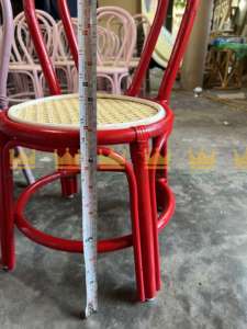 Charmante chaise d'enfant en rotin moderne et confortable, écologique et confortable, fabriquée à la main pour la chambre à coucher, la cuisine en plein air-pour les tout-petits - Product Image 3