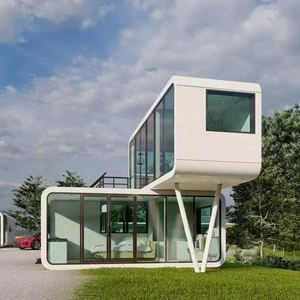 Venta al por mayor de casas prefabricadas modulares de lujo personalizadas de 40 pies, pequeña cabina de manzana prefabricada para hoteles, centros comerciales en Bulgaria - Product Image 1