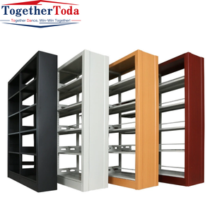 Scaffale Espositivo Multiuso in Acciaio per <span class=keywords><strong>Libri</strong></span>, Libreria Metallica per Scuole e Biblioteche, per Conservazione di <span class=keywords><strong>Libri</strong></span> di Testo e <span class=keywords><strong>Libri</strong></span> di Riferimento - Product Image 2