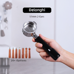 De'Longhi EC200 EC221 ECO310 ECO311 EC330 EC152 EC156B ECP35.31 51MM Bottomless 2 Ears Custom Handle Espresso <b>Coffee</b> Portafilter - Product Image 1