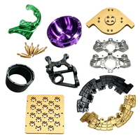 Accessoires aérospatiaux et pour drones usinés CNC 5 axes à haute tolérance, support de moteur de drone personnalisé, support de caméra, prototypage rapide
