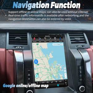 Radio con Pantalla QLED Android Tesla de 12.1 Pulgadas 2DIN para Land Rover Range Rover 2009, GPS, Carplay, Reproductor Multimedia, Reproductor de Video, Estéreo para Auto - Product Image 3