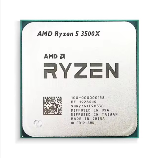 Used R5 5500 5600 7500F NEW Cpu for AMD Ryzen 5 5600GT 5600X 9600X 6-Core 12-Thread 7NM L3=32M Socket AM4 CPU Processor