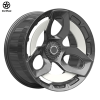 Jantes forgées DW Silver Black Eggtooth Spoke de 17, 18, 19, 20 pouces, type Rimbridge Eyewire, compatibles avec les hypercars Lamborghini au profil bas