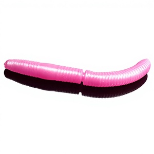 Señuelos Libra Fatty D-Worm Cheese, Cebo Vivo para Pesca de Trucha con Mosca, Color Rosa Perlado 018 - Product Image 3
