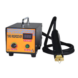 เครื่องรีกรูยางและเครื่องปะยางแบบมือถือสีดำ 1 กิโลวัตต์ สำหรับรถบรรทุก รถแทรกเตอร์ และรถบัส - Product Image 2