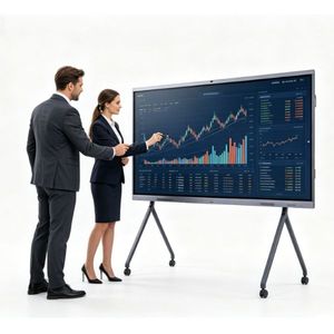 Pizarra Interactiva Inteligente con Pantalla Táctil de 75 Pulgadas, 4K UHD, 10 Puntos de Contacto, Android 14 y <span class=keywords><strong>OPS</strong></span> para Negocios y Educación en el Aula (OEM/ODM) - Product Image 2