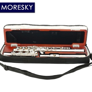 Flauta MORESKY 17 con 17 Orificios en Clave de Sol, Cuerpo de Plata de Ley 925, Plateada, FML-308 - Product Image 2