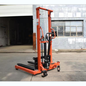 ヘリ手動スタッカー<span class=keywords><strong>1.5T</strong></span>油圧フォークリフト、ストラドルレッグ付きハンドパレットトラック、電動パレットスタッカー（資材運搬用） - Product Image 4