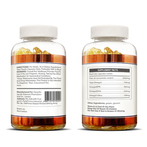 Fornitura di fabbrica Omega 3 Deep Sea olio di pesce integratore per mente cervello e occhi salute - Product Image 3