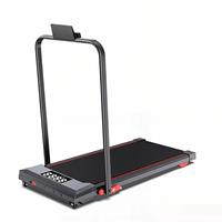 Tapis de marche pliable électrique pour la maison et le bureau, silencieux, portable, à utiliser sous le bureau, avec télécommande