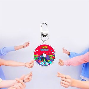 Portachiavi Rotondi in Acrilico con Foto di KPOP JIMIN V JK, Stampa su Due Lati, Ciondolo per Borsa e Chiavi Auto, Accessori per Collezionisti - Product Image 2