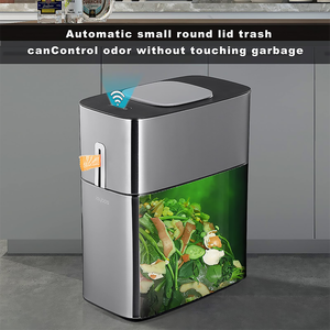 Joybos Thùng Rác Tự Động Có Thể Cảm Biến Touchless Thép Không Gỉ Thùng Rác 2024 Mới Thùng Rác Có Thể 10 Gallon Cảm Ứng Thông Minh Thùng Rác - Product Image 6