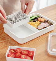 Boîte à lunch portable et compatible micro-ondes Syh1067 pour enfants, boîtes de conservation des aliments pour le camping, le petit-déjeuner, étanches et adaptées aux nouveau-nés