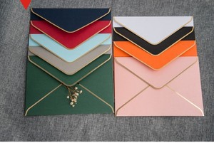Tarjetas y Sobres de Boda de Diseño Personalizado de Alta Calidad para Invitaciones, Sobre de Invitación de Boda de Lujo - Product Image 5