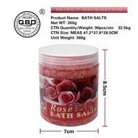 Garam Mandi Organik Alami Tanpa Iritasi Lulur Pengelupas Kulit Tubuh Rendaman Spa Kaki Lulur Gula Aroma Garam Kristal Bunga 350g