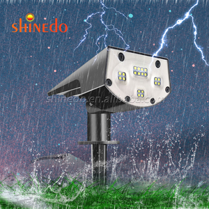Nueva llegada Led Solar a prueba de agua al aire libre de pared ajustable foco de luz para jardín lámpara de césped - Product Image 6