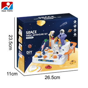Jouet éducatif en plastique à assembler soi-même pour enfants, circuit de course de voitures spatiales orbitales, jouet d'aventure, ensemble de 24 pièces, âges 2-13 - Product Image 5