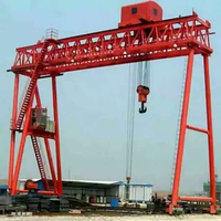 Grue portique industrielle de grande capacité 25 tonnes pour levage de marchandises en quai, export transfrontalier, moteur électrique télécommandé 10m