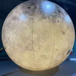 Pallone Gonfiabile Gigante a Forma di <span class=keywords><strong>Luna</strong></span> con Illuminazione LED Personalizzata per Decorazioni Festive - Product Image 4