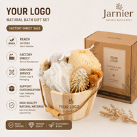 Coffret Cadeau de Luxe Jarnier et Ensemble de Bain Personnalisé avec Logo pour la Fête des Mères, Noël et Kit de Spa Professionnel