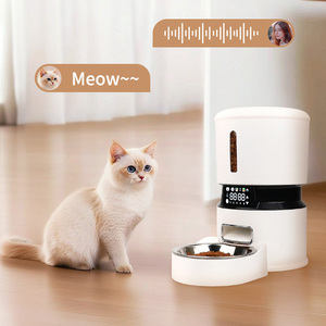 Pengumpan Hewan Peliharaan Pintar WiFi Kontrol Jarak Jauh via Aplikasi Pengumpan Kucing Otomatis 4L Perekam Pengumpan Anjing Otomatis - Product Image 3