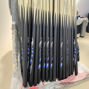 One Piece Maple Wood Snooker Cue With Ebony Butt Sleeve Durable Wooden Shaft For Snooker - Product Image 2