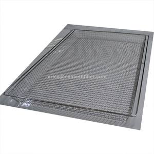 Estante de malla de acero inoxidable, bandeja de panadería para máquina de horno, 60 cm x 40 cm - Product Image 3