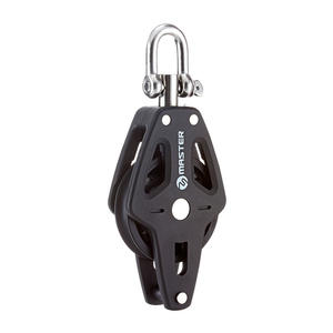 Poulie à roulement pour bateau à voile Master BP-0902F, à roue unique/boucle annulaire, diamètre de la roue 90 mm, diamètre du câble 14 mm, matériel marin - Product Image 4