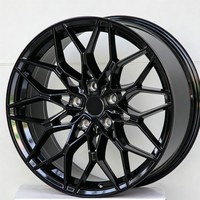 Rines Monoblock Forjados Nuevos de Varias Piezas con Acabado Negro Mate y Borde Interior Mecanizado de 19-22 Pulgadas 5x112 Compatibles con Autos Usados Audi