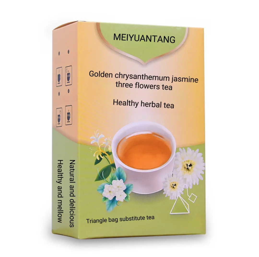 Healthy and delicious can accept processing custom Golden chrysanthemum jasmine three tea
