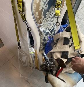 Grembiule personalizzato barbiere parrucchiere plastica TPU impermeabile parrucchiere grembiule salone di bellezza grembiule da barbiere - Product Image 4