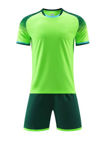 Spor forması boş sarı yeşil düz adam yetişkinler tam futbol takımı kitleri futbol giyim çocuklar forması özelleştirilmiş setleri antrenman kıyafeti - Product Image 3